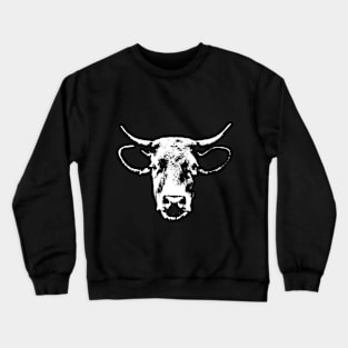 Cow  / Head / Face Crewneck Sweatshirt